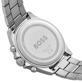 Hugo Boss Troper Chronograph Black Dial Silver Steel Strap Watch For Men - 1514108 Buy Now By Hugo Boss