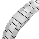 Hugo Boss Troper Chronograph Black Dial Silver Steel Strap Watch For Men - 1514108 Buy Now By Hugo Boss