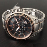 Hugo Boss Driver Sport Grey Dial Grey Steel Strap Watch for Men - 1513094 Buy Now By Hugo Boss