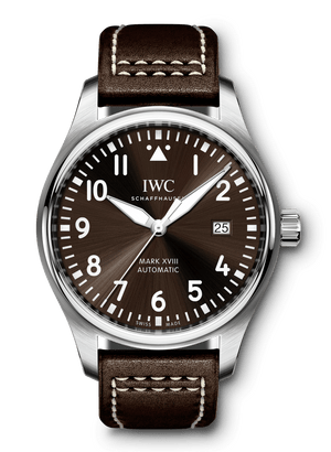 IWC Pilot's Watch Mark XVII Edition "Antoine De Saint Exupery" Brown Dial Brown Leather Strap Watch for Men - IW327003 Buy Now By IWC