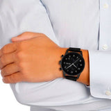 Hugo Boss Navigator Black Dial Black Leather Strap Watch for Men - 1513497 Buy Now By Hugo Boss