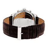 Guess Horizon Chronograph Analog Blue Dial Brown Leather Strap Watch For Men - W0380G6 Buy Now By Guess