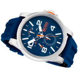 Hugo Boss Detroit Quartz Blue Dial Blue Silicone Strap Watch For Men - 1550008 Buy Now By Hugo Boss