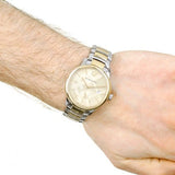 Burberry The Classic Gold Dial Two Tone Steel Strap Watch for Men - BU10011 Buy Now By Burberry