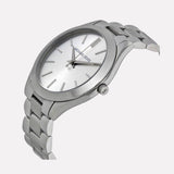 Michael Kors Slim Runway Silver Dial Silver Stainless Steel Strap Watch for Women - MK3178 Buy Now By Michael Kors