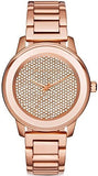 Michael Kors Kinley Rose Gold Dial Rose Gold Steel Strap Watch for Women - MK6210 Buy Now By Michael Kors