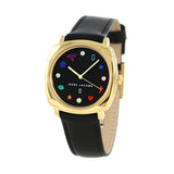 Marc Jacobs Mandy Black Dial Black Leather Strap Watch for Women - MJ1597 Buy Now By Marc Jacobs