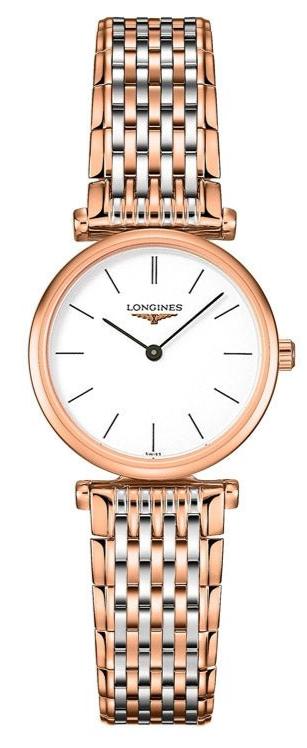 Longines La Grande Classique De Longines White Dial Two Tone Steel Strap Watch for Women - L4.209.1.92.7 Buy Now By Longines