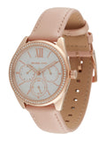 Michael Kors Pyper Analog White Dial Pink Leather Strap Watch For Women - MK2803 Buy Now By Michael Kors