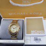Michael Kors Blair Gold Dial Gold Steel Strap Watch for Women - MK5639