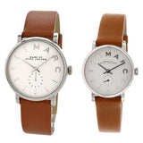 Marc Jacobs Baker White Dial Brown Leather Strap Watch for Women - MBM1270 Buy Now By Marc Jacobs