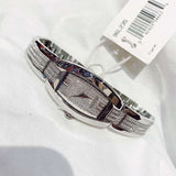 Bulova Crystal Collection Silver Dial Silver Steel Strap Watch for Women - 96L235 Buy Now By Bulova