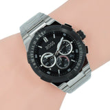 Hugo Boss Supernova Chronograph Black Dial Silver Steel Strap Watch for Men - 1513359 Buy Now By Hugo Boss