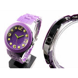 Marc Jacobs Pelly Purple Dial Purple Silicone Strap Watch for Women - MBM2505 Buy Now By Marc Jacobs