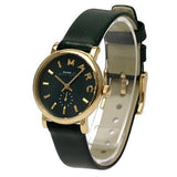 Marc Jacobs Baker Mini Green Dial Green Leather Strap Watch for Women - MBM1272 Buy Now By Marc Jacobs