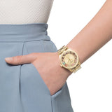 Marc Jacobs Henry Skeleton Gold Dial Gold Steel Strap Watch for Women - MBM3263 Buy Now By Marc Jacobs