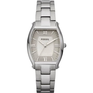 Fossil Wallace Designer Silver Dial Silver Steel Strap Watch for Women - ES3057 Buy Now By Fossil