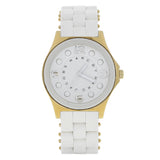 Marc Jacobs Pelly White Dial White Silicone Strap Watch for Women - MBM2526 Buy Now By Marc Jacobs
