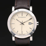 Burberry Heritage Beige Dial Brown Leather Strap Watch for Men - BU1777 Buy Now By Burberry