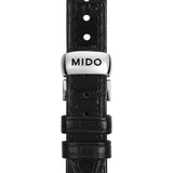 Mido Baroncelli III Automatic Silver Dial Black Leather Strap Watch For Women - M7600.4.21.4 Buy Now By Mido