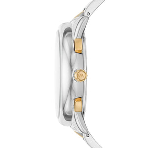 Michael Kors Janelle Chronograph Silver Dial Two Tone Steel Strap Watch For Men - MK8994 Buy Now By Michael Kors