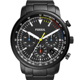Fossil Goodwin Chronograph Black Dial Black Steel Strap Watch for Men - FS5413 Buy Now By Fossil