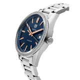 Tag Heuer Carrera Quartz Diamonds Blue Dial Silver Steel Strap Watch for Women - WAR1114.BA0601 Buy Now By Tag Heuer
