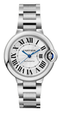 Cartier Ballon Bleu De Cartier Silver Dial Silver Steel Strap Watch for Women - WSBB0044 Buy Now By Cartier