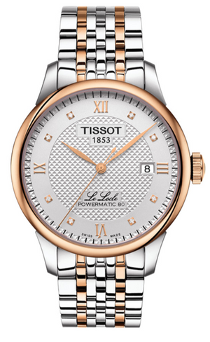 Tissot T Classic Le Locle Powermatic 80 Silver Dial Two Tone Steel Strap Watch For Men - T006.407.22.036.00 Buy Now By Tissot