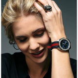 Gucci GG2570 Quartz Blue Dial Blue & Red Nylon Strap Watch For Men - YA142304 Buy Now By Gucci