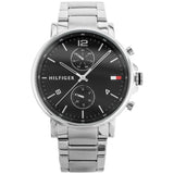 Tommy Hilfiger Daniel Black Dial Silver Steel Strap Watch for Men - 1710413 Buy Now By Tommy Hilfiger