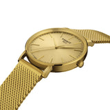 Tissot Everytime Gent Gold Dial Gold Mesh Bracelet Watch for Men - T143.410.33.021.00 Buy Now By Tissot