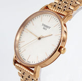Tissot Everytime Medium White Dial Rose Gold Mesh Bracelet Watch For Men - T109.410.33.031.00 Buy Now By Tissot