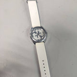 Guess G Twist Quartz White Dial White Silicone Strap Watch For Women - W0911L1 Buy Now By Guess