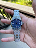 Maurice Lacroix Aikon Automatic Blue Dial Silver Steel Strap Watch for Women - AI1807-SS002-430-1 Buy Now By Maurice Lacroix