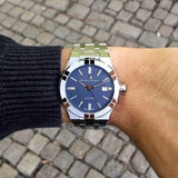 Maurice Lacroix Aikon Automatic Blue Dial Silver Steel Strap Watch for Women - AI1807-SS002-430-1 Buy Now By Maurice Lacroix