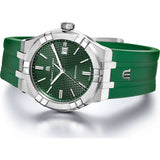 Maurice Lacroix Aikon Chronograph Green Dial Green Rubber Strap Watch for Men - AI1808-SS000-630-5 Buy Now By Maurice Lacroix