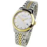 Gucci G Timeless Silver Dial Two Tone Steel Strap Watch For Women - YA126511 Buy Now By Gucci