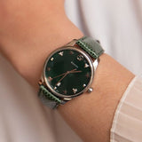 Gucci G-Timeless Mother of Pearl Green Dial Green Leather Strap Watch For Women - YA1264042 Buy Now By Gucci