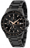 Maserati SFIDA Chronograph Black Dial Black Steel Strap Watch For Men - R8873640011 Buy Now By Maserati
