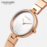 Calvin Klein Authentic White Dial Rose Gold Steel Strap Watch for Women - K8G23646 Buy Now By Calvin Klein