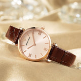 Emporio Armani Classic Quartz Pink Dial Brown Leather Strap Watch For Women - AR1911 Buy Now By Emporio Armani