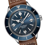Breitling Superocean Heritage '57 Blue Dial Brown Leather Strap Watch for Men - A10370161C1X1 Buy Now By Breitling