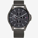 Tommy Hilfiger Shawn Chronograph Quartz Grey Dial Grey Mesh Bracelet Watch for Men - 1791613 Buy Now By Tommy Hilfiger
