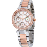 Michael Kors Parker White Dial Two Tone Steel Strap Watch for Women - MK5820 Buy Now By Michael Kors