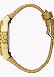 Guess Limelight Quartz Gold Dial Gold Leather Strap Watch For Women - W0775L13 Buy Now By Guess