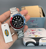 Fossil FB-03 Chronograph Black Dial Silver Steel Strap Watch for Men - FS5767 Buy Now By Fossil