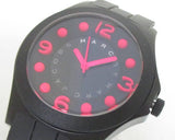 Marc Jacobs Pelly Black Dial Black Silicone Strap Watch for Women - MBM2508 Buy Now By Marc Jacobs