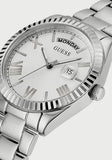 Guess Luna Silver Dial Silver Steel Strap Watch for Women - GW0308L1 Buy Now By Guess