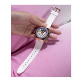 Guess Fusion Chronograph White Dial White Leather Strap Watch For Women - GW0553L2 Buy Now By Guess